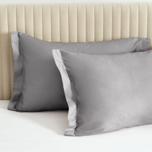 Комплект наволочек Серебристо-серый/Silver grey с ушками