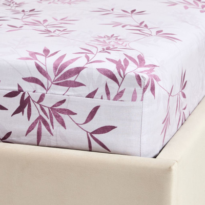 Простыня на резинке Листья/Foglie di bambu