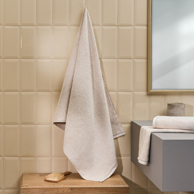 Полотенце махровое Амадео/Amadeo, бежевое