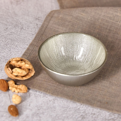 Соусник Лилия/Lily, серебристый