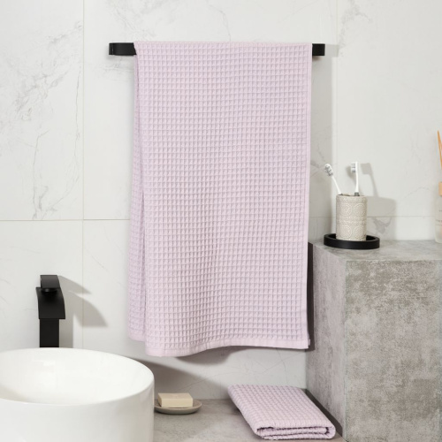 Полотенце вафельное Лорг/Lorgo, сирень