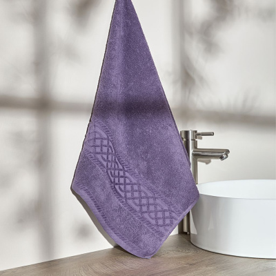 Полотенце махровое Констанца/Costanza, фиолет