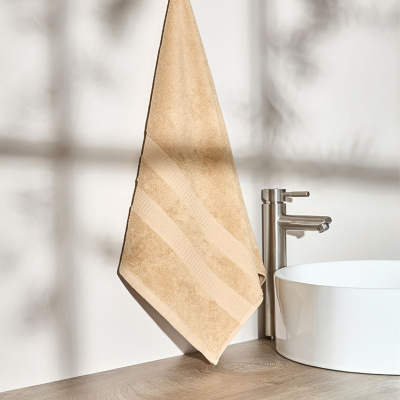 Полотенце махровое Беттин/Bettino, бежевое