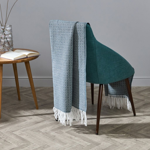 Плед Виктория/Vittoria, бирюза