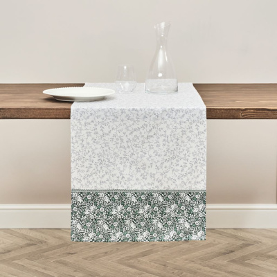 Скатерть-дорожка Цветочное кружево/Floral lace