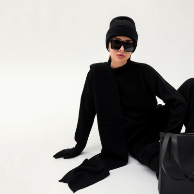 Шарф Монблан/Mont Blanc, черный