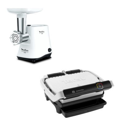 Мясорубка Moulinex ME301132 + Электрогриль Tefal GC750D30