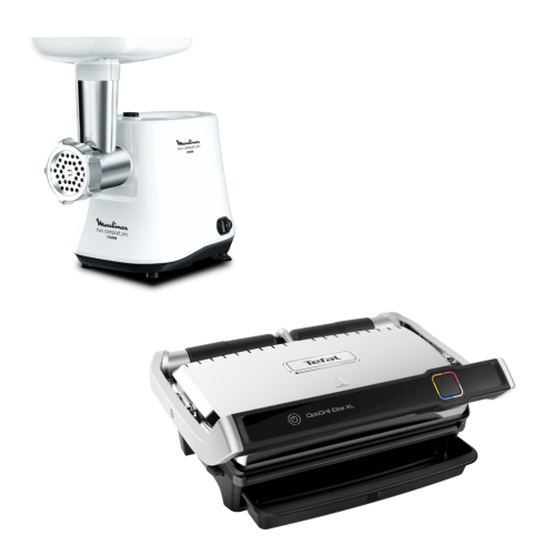 Мясорубка Moulinex ME301132 + Электрогриль Tefal GC760D30