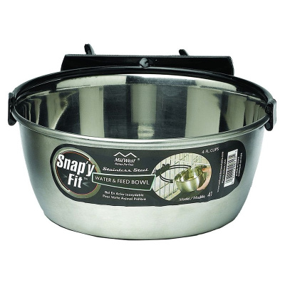 MidWest миска для клеток и вольеров нержавеющая сталь 950 мл премиум Китай 1 уп. х 1 шт. х 0.378 кг