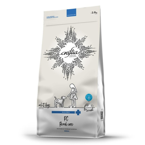 Craftia Galena Dog Renal Care корм для собак при почечной недостаточности - 2 кг ветеринарный для взрослых для всех пород мешок Сербия 1 уп. х 1 шт. х 2 кг