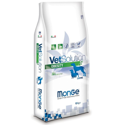 Monge VetSolution Dog Obesity сухой корм для собак, диетический, при избыточном весе - 12 кг ветеринарный мешок Италия 1 уп. х 1 шт. х 12 кг