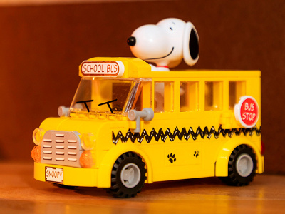 Snoopy 86906 Конструктор Снупи: Вождение школьного автобуса