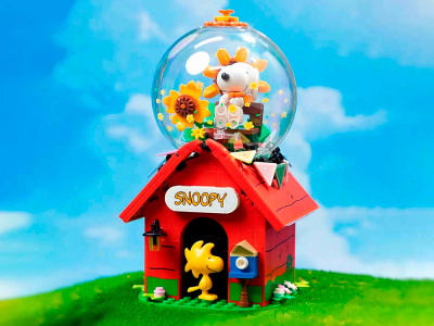 Snoopy 86918 Конструктор Снупи: Красная будка