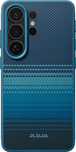 Чехол Pitaka противоударный для Galaxy S26 Ultra синий