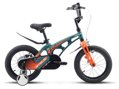 Детский велосипед Stels Galaxy 14, год 2026, цвет Зеленый