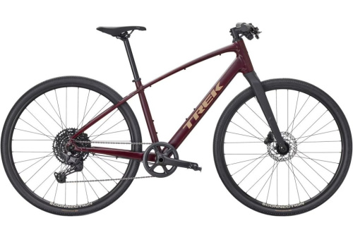 Дорожный велосипед Trek FX Sport AL 3, год 2026, цвет Красный, ростовка 18.5