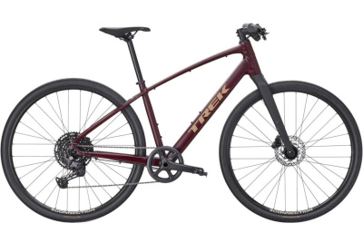 Дорожный велосипед Trek FX Sport AL 3, год 2026, цвет Красный, ростовка 18.5