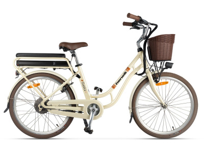 Электровелосипед Benelli City Classica Cafe 24, год 2026, цвет Белый