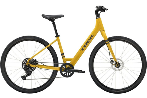 Женский велосипед Trek Verve 2 Lowstep Gen 5, год 2026, цвет Желтый, ростовка 14