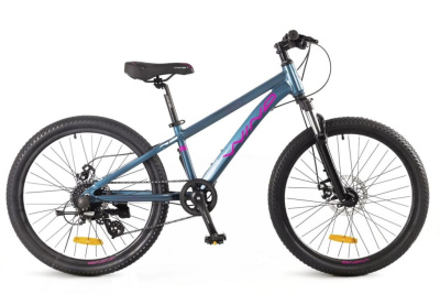 Подростковый велосипед Wind Ultra 24, год 2025, цвет Синий