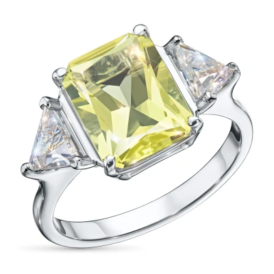 Кольцо из серебра с цитрином э0681кц02260367