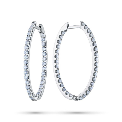 Серьги из белого золота э4712сг12210612