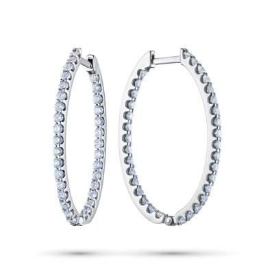 Серьги из белого золота э4712сг12210612