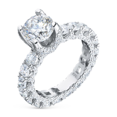 Кольцо из белого золота э4712кц09210604