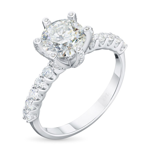 Кольцо из белого золота э4712кц10210603