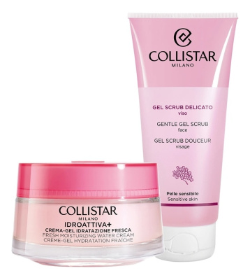 Набор для лица (крем-гель Idroattiva+ Crema-Gel Idratazione 50мл + гель-скраб Gel Scrub Delicato 100мл)