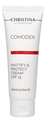 Матирующий защитный крем для лица Comodex Mattify & Protect Cream SPF15: Крем 75мл