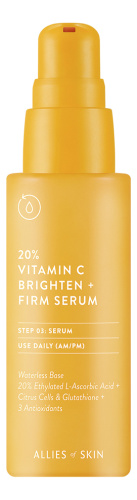 Осветляющая укрепляющая сыворотка для лица витамином C 20% Vitamin C Brighten + Firm Serum 30мл: Сыворотка 30мл