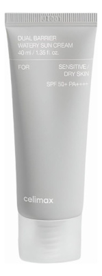 Солнцезащитный крем для сухой и чувствительной кожи Dual Barrier Watery Sun Cream SPF50+ PA++++ 40мл