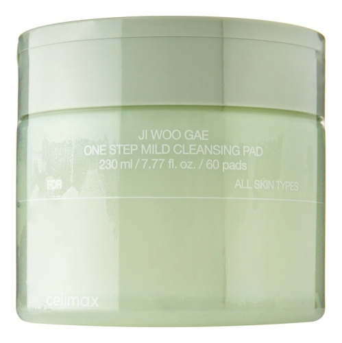 Пэды для снятия макияжа Ji Woo Gae One Step Mild Cleansing Pad 60шт