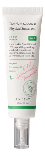 Солнцезащитный крем для лица 6+1+1 Complete No-Stress Physical Sunscreen SPF50+ PA++++ 50мл