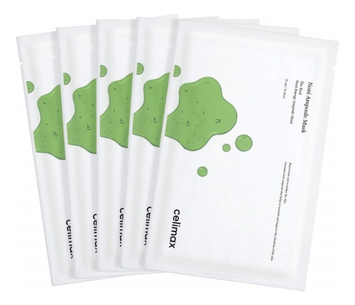 Ампульная тканевая маска для лица с экстрактом нони Noni Energy Ampoule Mask 29мл: Маска 5шт