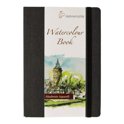 Альбом для акварели Hahnemuhle "Watercolour book" А5 30 л 200 г, целлюлоза 100%, с/з, с резинкой