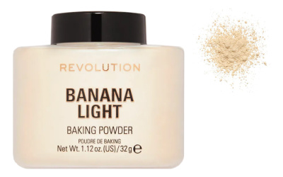 Рассыпчатая пудра для лица Baking Powder 32г: Banana Light