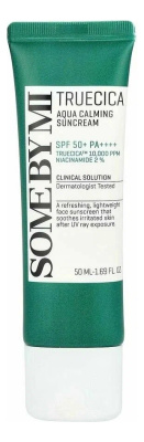 Солнцезащитный крем с экстрактом центеллы азиатской Truecica Aqua Calming Suncream SPF50+ PA++++ 50мл
