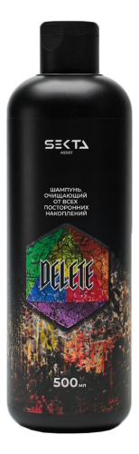 Шампунь для волос очищающий от всех посторонних накоплений Delete: Шампунь 500мл