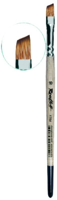 Кисть синтетика мангуст имитация скошенная Roubloff "1Т64"