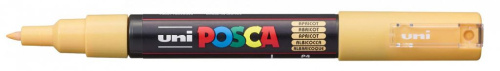 Маркер UNI "POSCA" PC-1M, 0,7 мм, наконечник пулевидный, абрикосовый