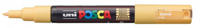 Маркер UNI "POSCA" PC-1M, 0,7 мм, наконечник пулевидный, абрикосовый