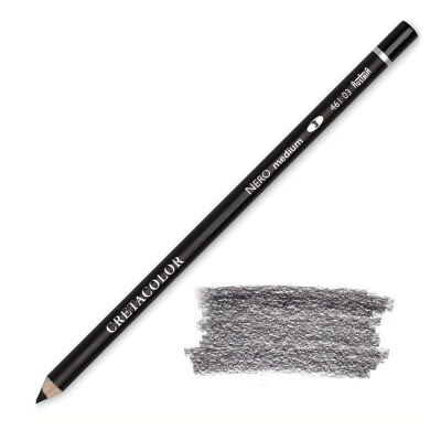 Карандаш водостойкий на масляной основе Cretacolor"Неро" твердость 3, средний