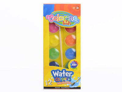 Набор акварели Colorino "Big" 12 цветов