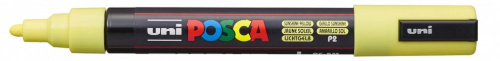 Маркер UNI "POSCA" PC-5M, 1,8-2,5 мм, наконечник пулевидный, цвет солнечно-жёлтый