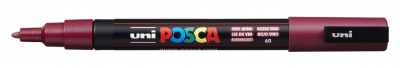 Маркер UNI "POSCA" PC-3M, 0,9-1,3 мм, наконечник пулевидный, №60 цвет красное вино