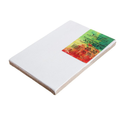 Холст на подрамнике грунтованный "Художник" мелкозернистый (лён)