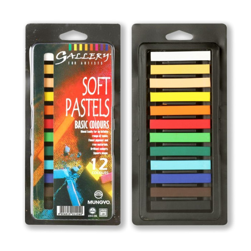 Набор сухой пастели Mungyo "Gallery" 12 цв, в блистере