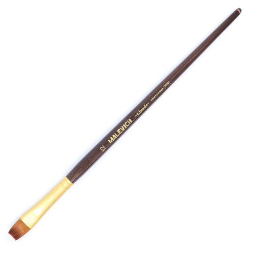 Кисть синтетика плоская Малевичъ "Клод"